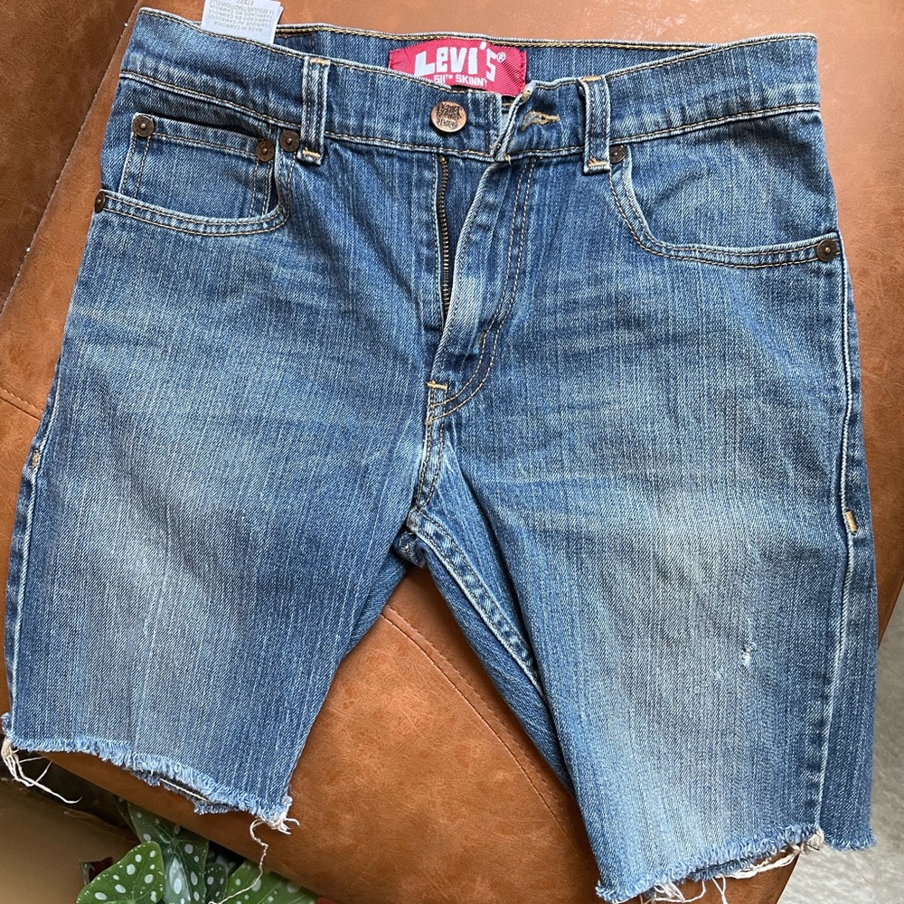 Levis 511 Denim Bike Short Size 27 fits like XS-S